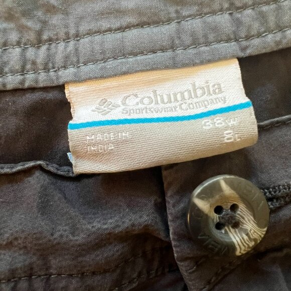 Columbia Outdoor Chino Shorts Gray Men’s 38W 8L - Picture 3 of 3